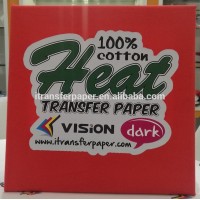 Cotton T-shirt A4 good quality dark sublimation heat transfer paper